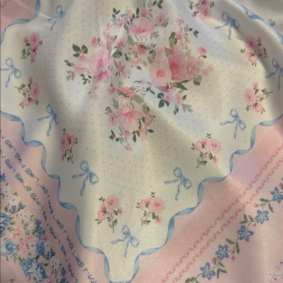 Altar'd State Pastel Patchwork A-Line Skirt - Picture 3 of 5